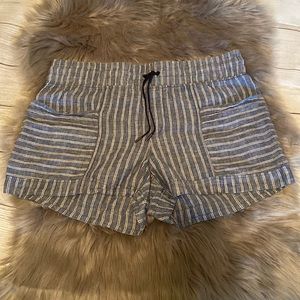 Athleta Cabo Linen Shorts 14